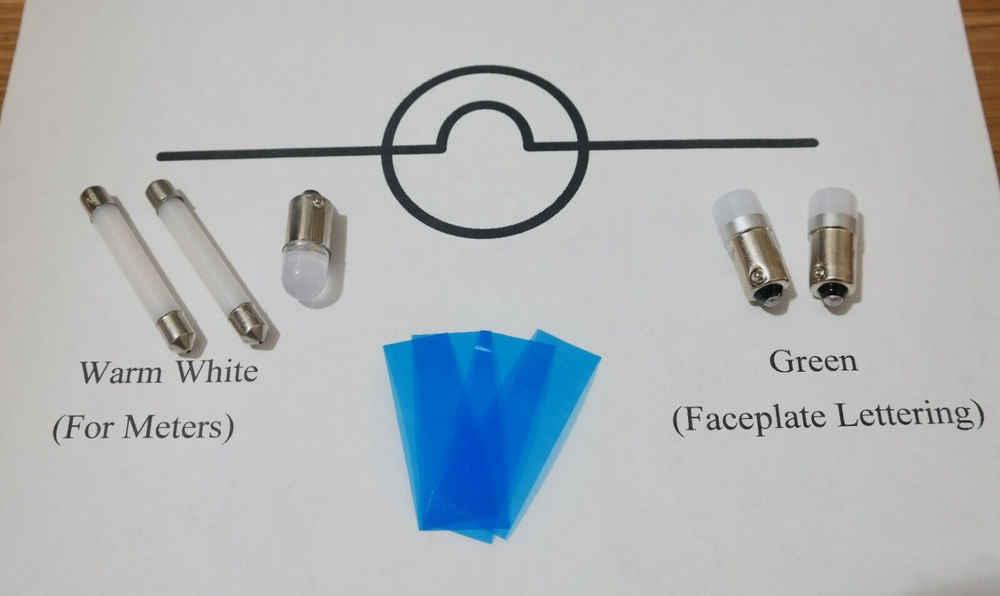 Mcintosh MX112 replacement FRONT panel LED lamps lights bulbs kit set