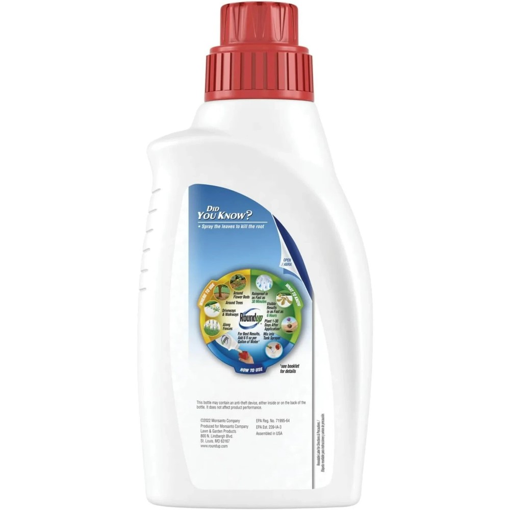 Roundup Weed & Grass Killer Concentrate, 35.2oz
