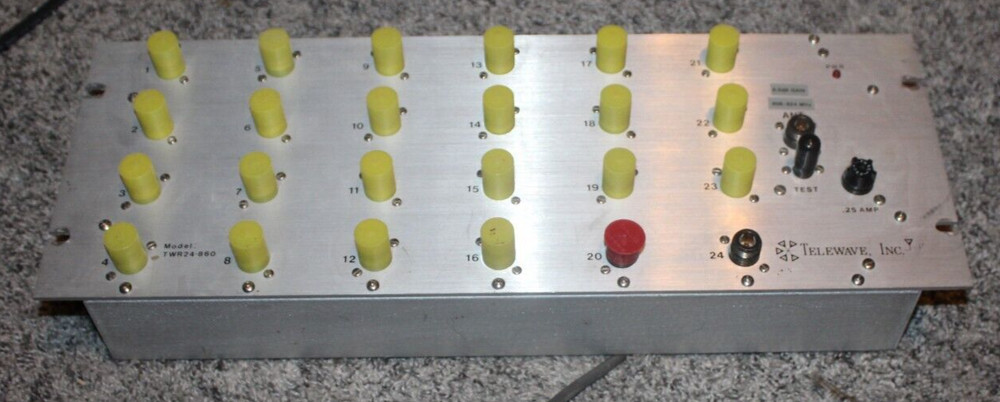 TELEWAVE INC. RECEIVER DISTRUBUTION PANEL TWR24-860