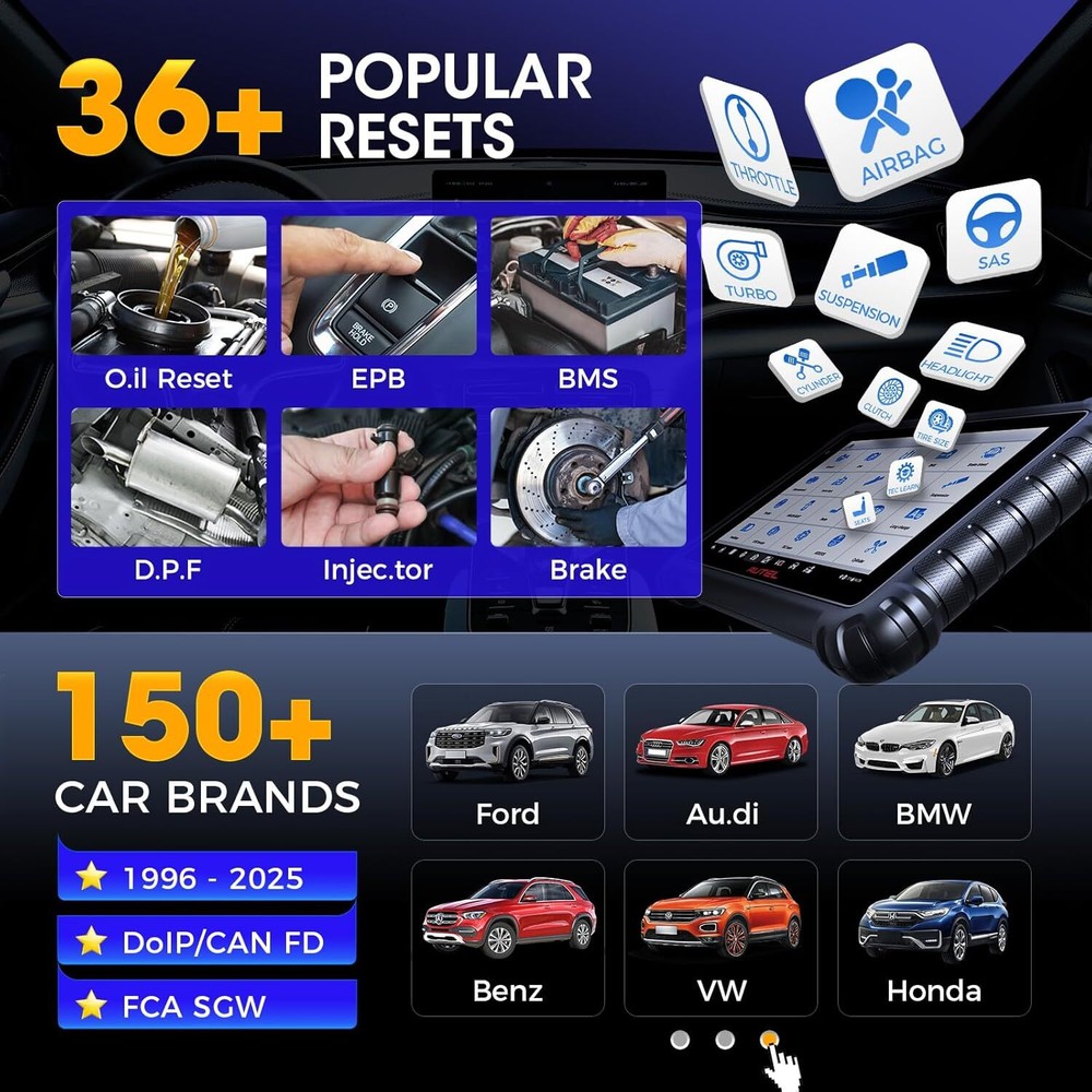 2025 Autel MaxiSYS MS906 Pro ECU Coding Full System Diagnostic Scanner MK906 PRO