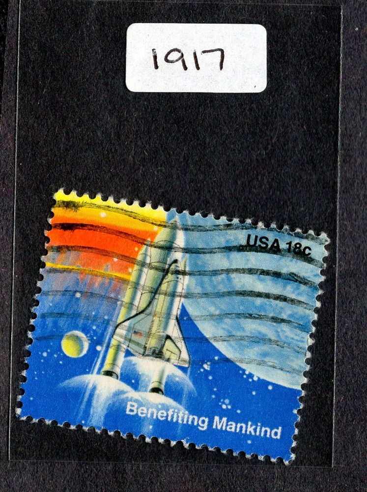 1981 Stamp #1917 Blast Off Used
