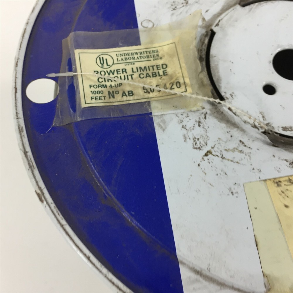 Alpha 1302C 4/C 22awg Solid TC .010 PVC Jacket 1000'