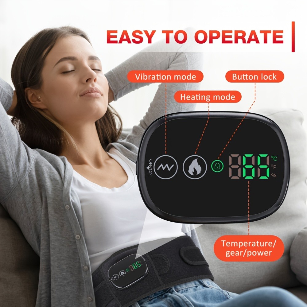Heating Massage Decompression Belt Lumbar Support for Lower Back Pain Relief