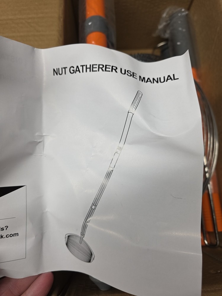Nut Gatherer, Walnut Picker Upper Roller, Pinecone Picker Upper Golf Ball