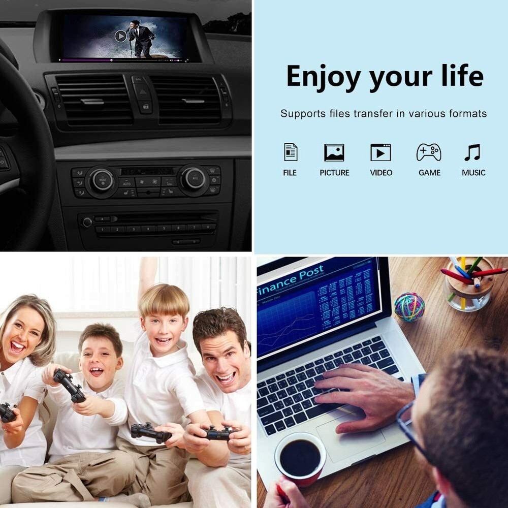 2 Pack 64 GB Mini USB 2.0 Flash Drive Pendrive USB Super Tiny Flash Memory Stick