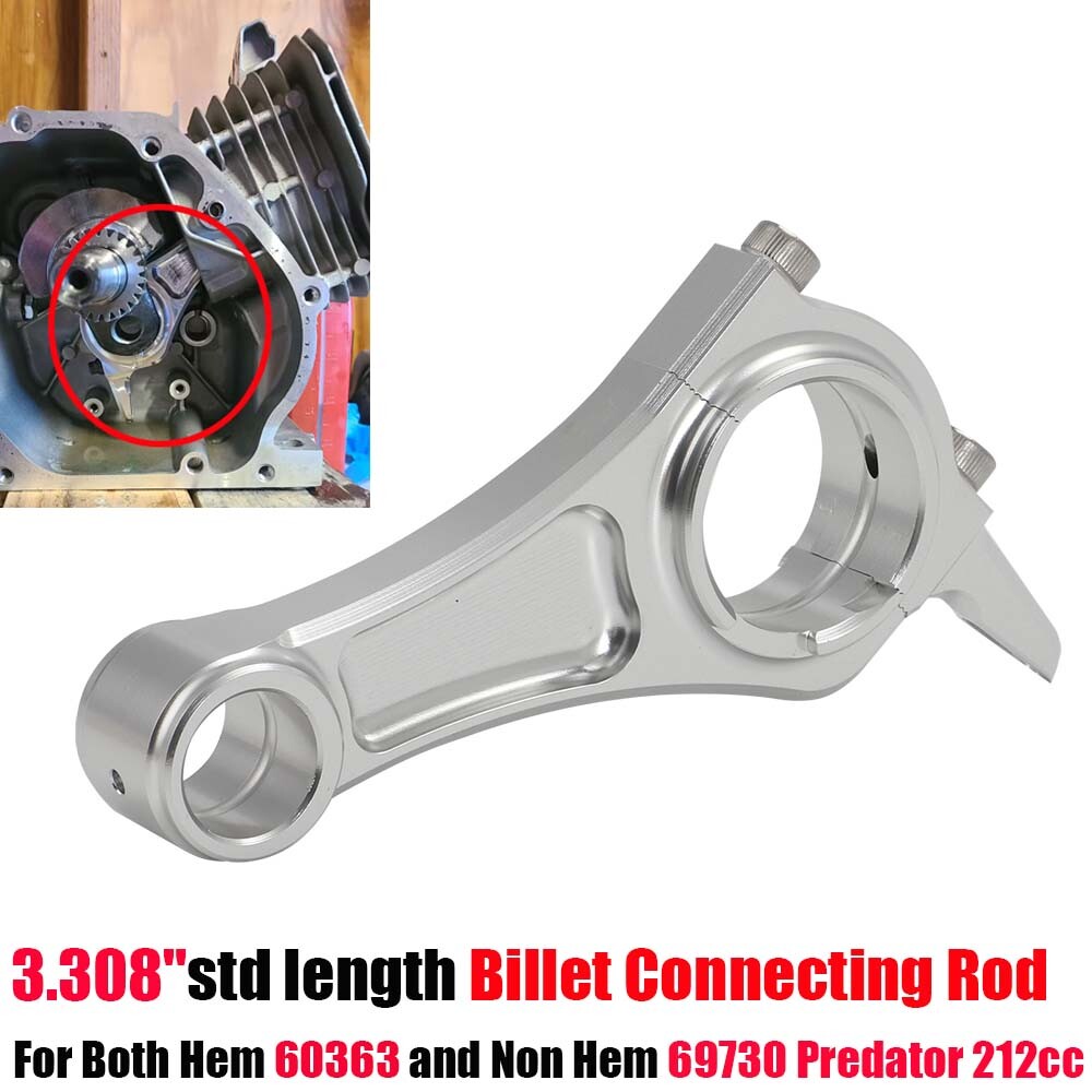 NEW Billet Alum Rod (3.308"Std) For Predator 212 cc Hemi/Non hemi 69730 60363