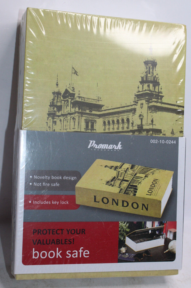 Book Safe Lock & Key, NEW, SEALED, London Theme
