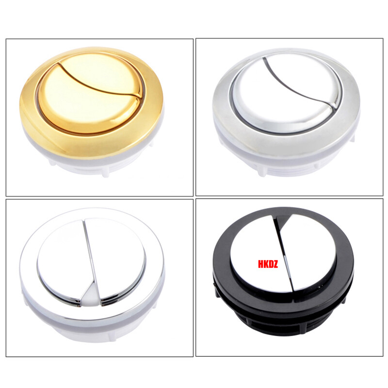 Round Single/Dual Flush Toilet Cistern Push Button Fitting Replace Water Saving