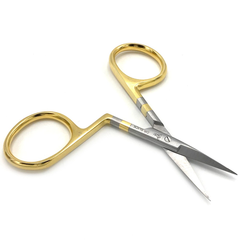 DR. SLICK TWISTED LOOP SCISSORS - 4" All Purpose Fly Tying Serrated Blade NEW!