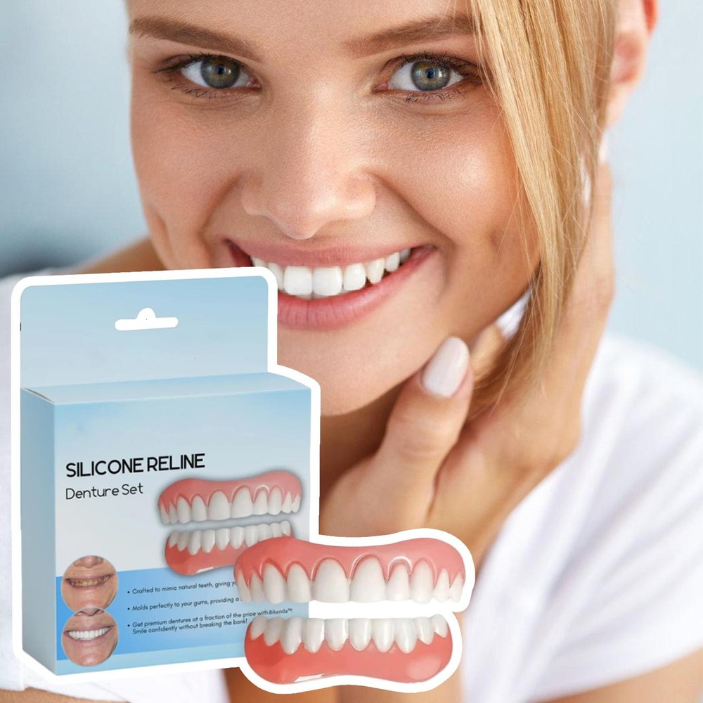 Silicone Denture Liner Kit Veneers Snap In Teeth Tooth Repair Kit Consistent