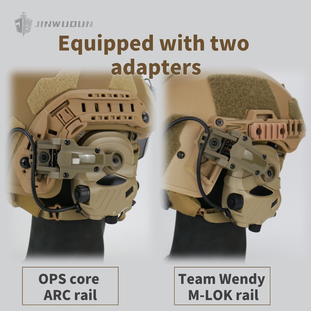 P30 tactical headset with noise cancellation and pickup function