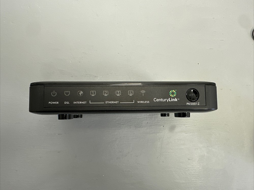 Centurylink pk5001z Modem. No AC Adapter-untested