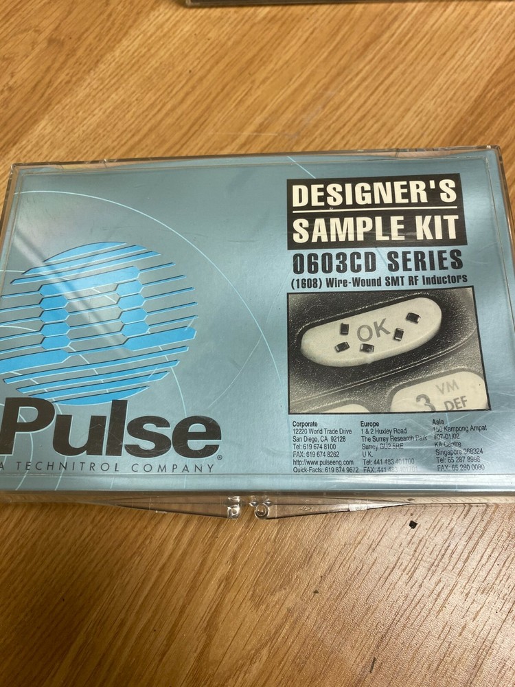 Pulse 0805CD, 0805CM, 0603CD, Inductor Kits, 3 Boxes. (62 Values)