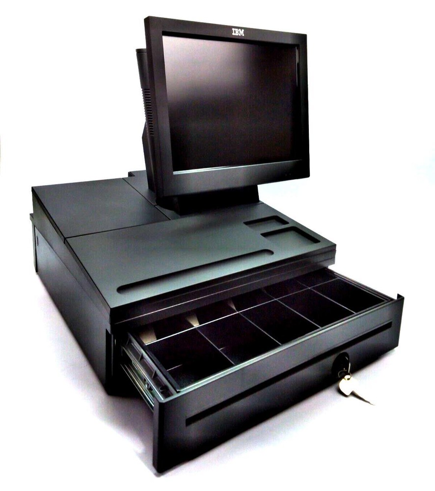 IBM SurePOS 500 POS 15" Resistive Touchscreen System with Drawer 4852-E66