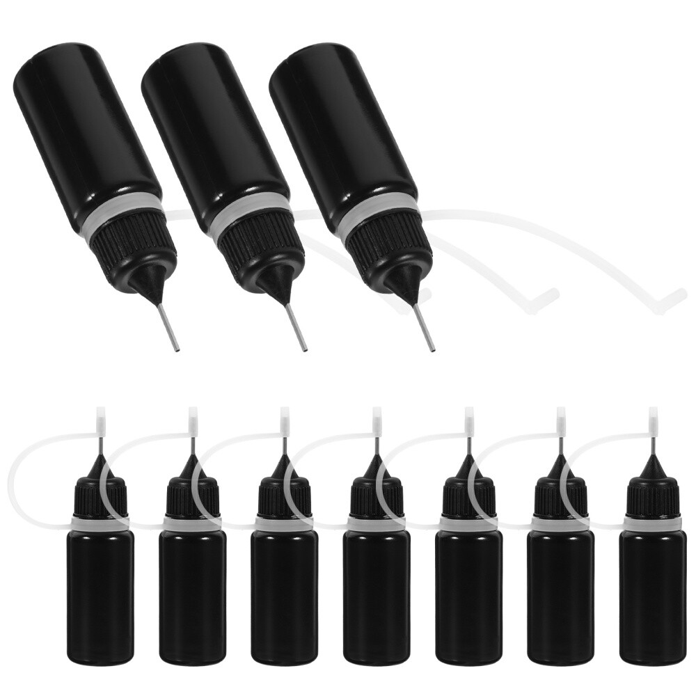 20Pcs Translucent Glue Bottles Industrial Squeeze Bottle Empty Filling Container