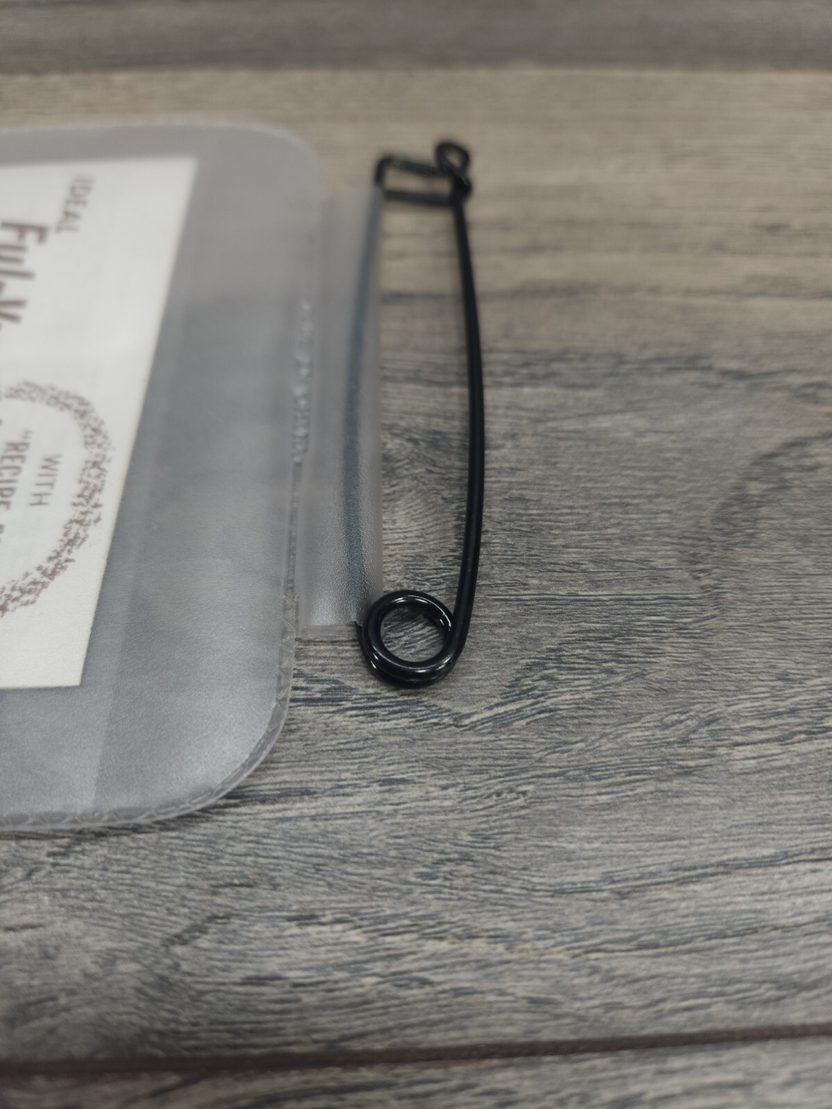 Vintage Ideal Products DuBois Ful Vue Hunting License Holder Clear With Pin