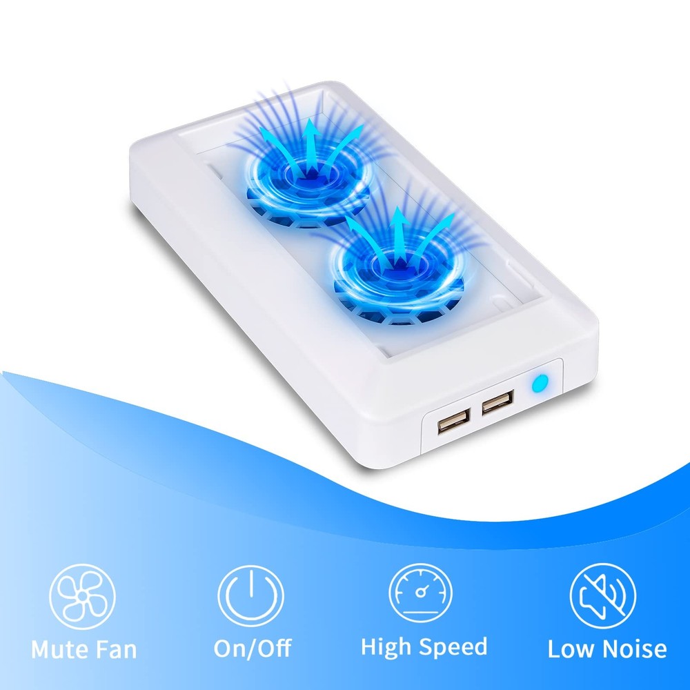 U/D Console Cooling Fan Compatible for Xbox Series S USB S, Blue
