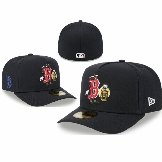 New MLB Era Boston Red Sox Basic Baseball Cap 59FIFTY Fitted Hat Unisex