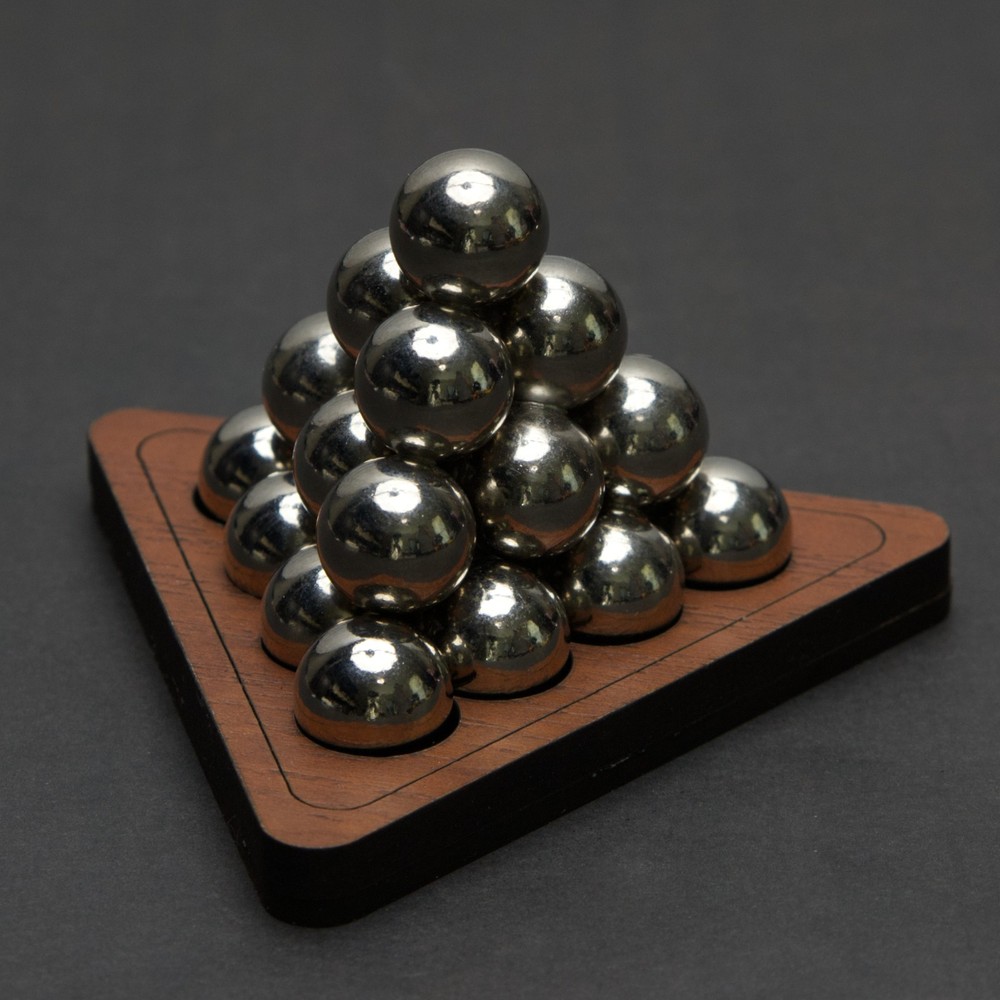 Kugelpyramide - Level 8 - Siebenstein Spiele - 3D Packing Puzzle Cheope Pyramid