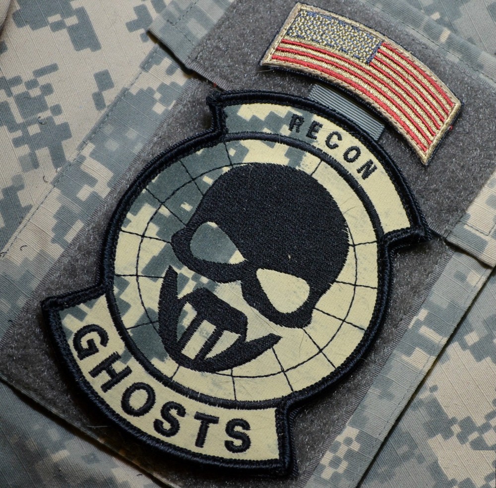 Syria DAESH WACKER JSOC MARSOC RAIDERS FORECON SP OPS burdock PATCH: RECON GHOST