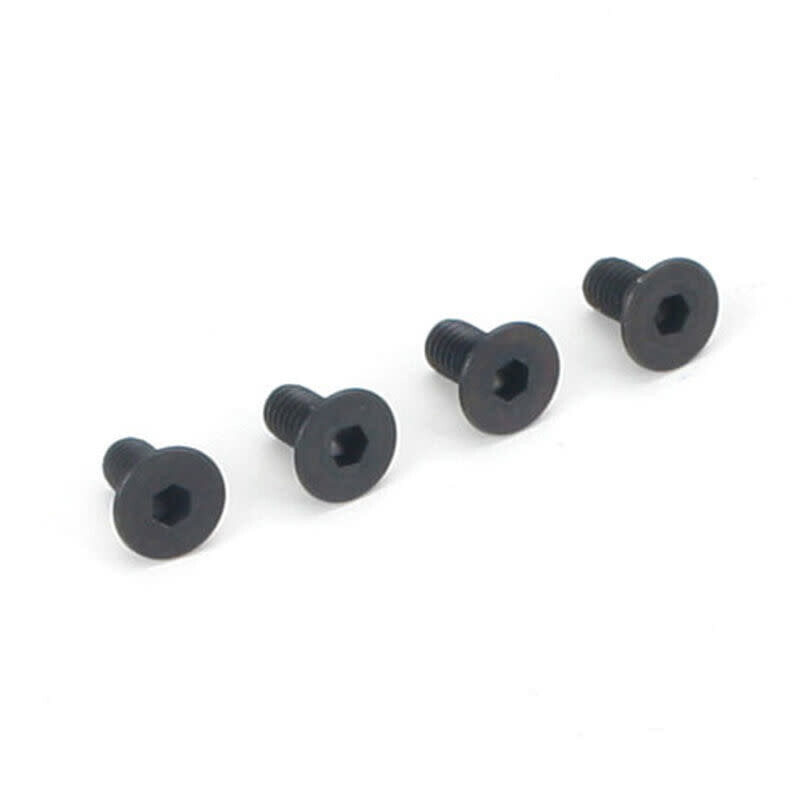 DUB2285 DuBro 3x6mm Flat Head Socket Screws (4)