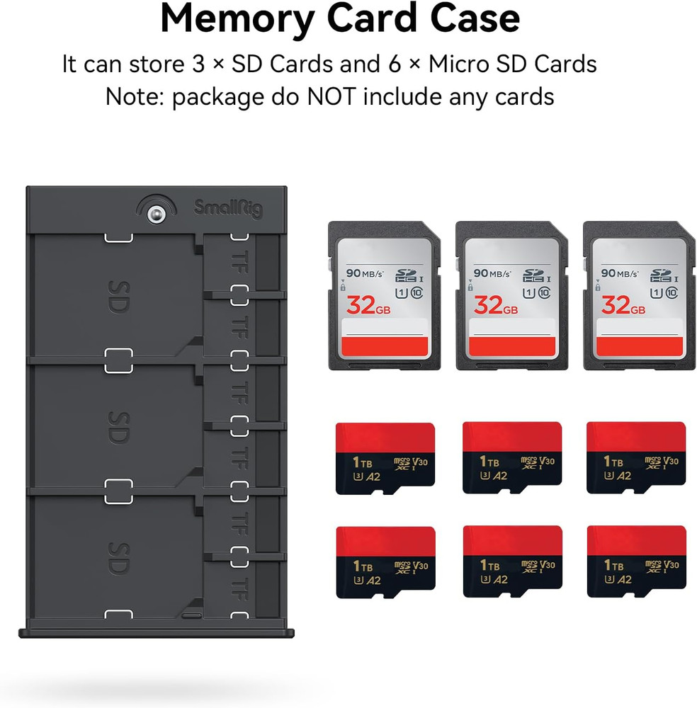 Memory Card Case Holder Anti-Shock Anti-Fall and Scratch Suitable for Sd/Micro S