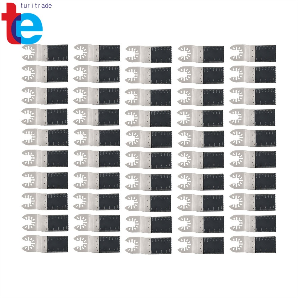 Universal Bi-Metal Oscillating Tool Blades Quick Release Multitool Blades 50PCS