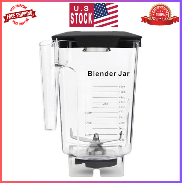 90Oz Replacement Jar For Blendtec Blender Container Pitcher Includes Blade & Lid
