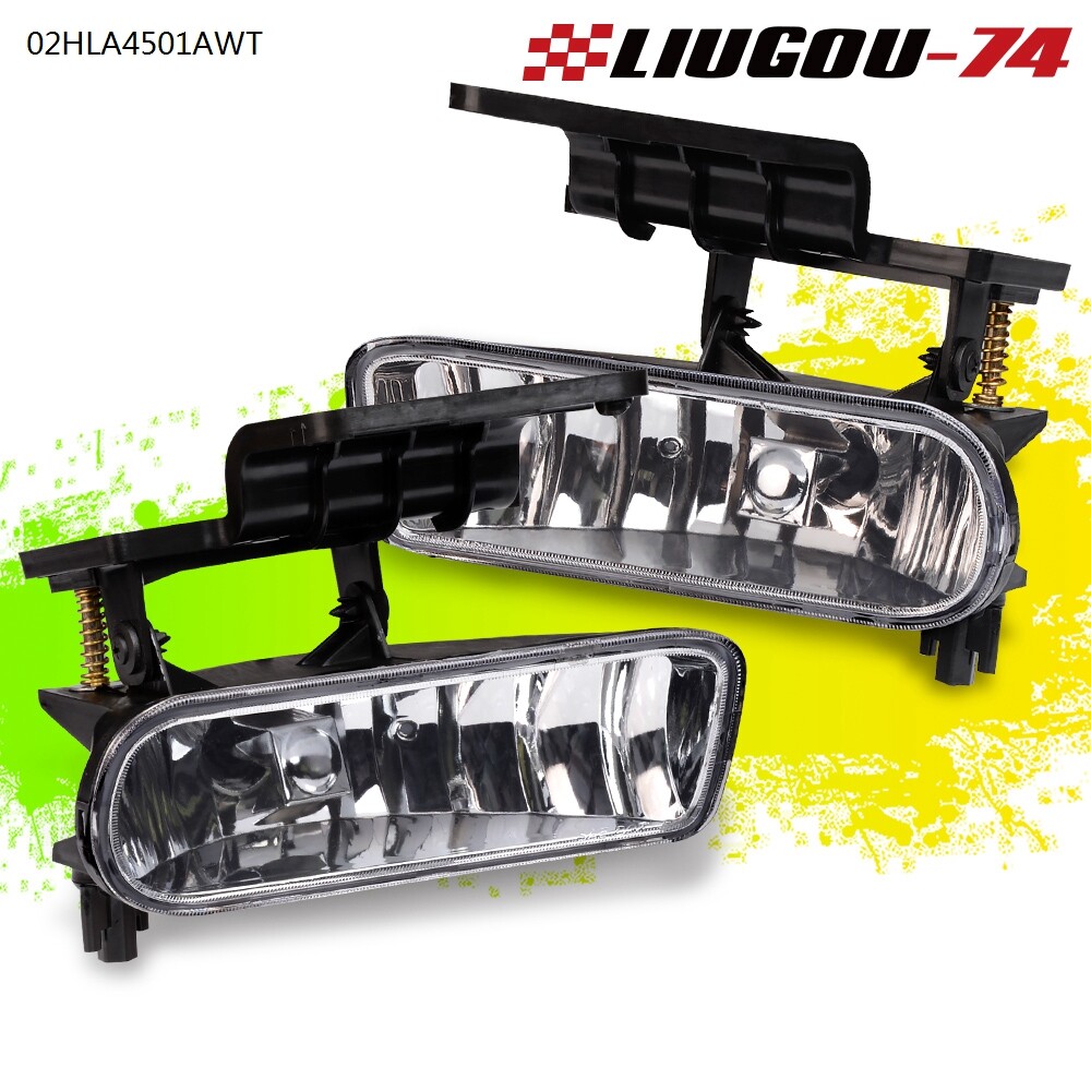 Fit For  00-06 Chevy Silverado Tahoe Suburban Bumper Fog Lights Driving Lamps