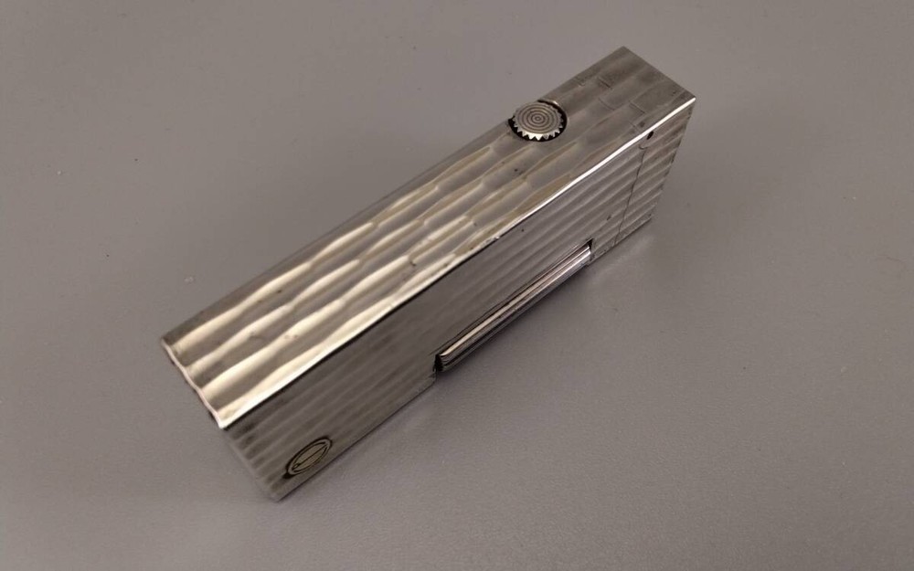 Dunhill D Mark Silver Bamboo Cigar Cutter Fully Functional
