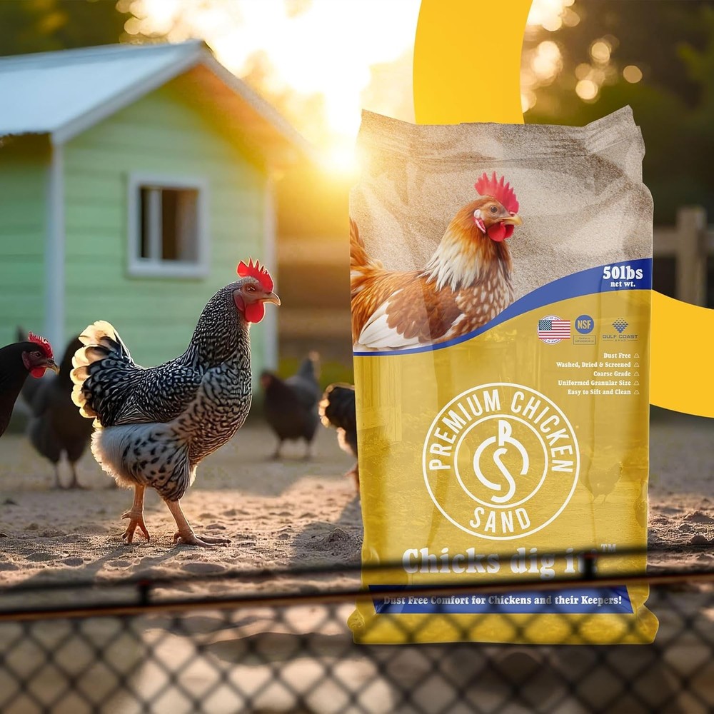 50 Lbs (2-Pack) – Dust-Free, Odor-Control Bedding for Chicken Coops, Nesting Box