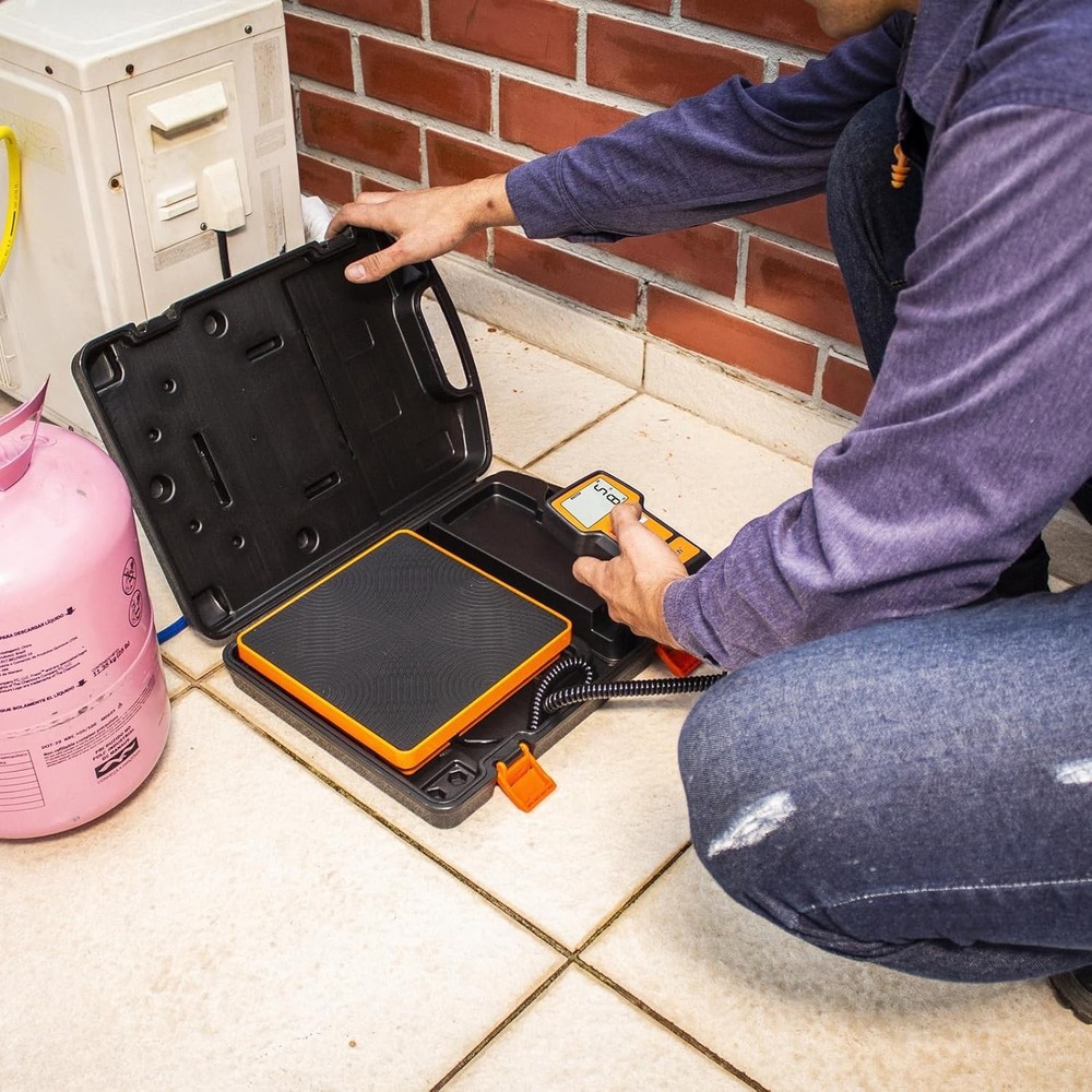 110 Lbs Electronic Charging Weight Scale with Tare Function & Non-Slip Platform