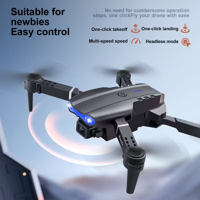 5K Dual Camera Brushless Drone with Screen Remote 5G WiFi Foldable RC Quadcopter