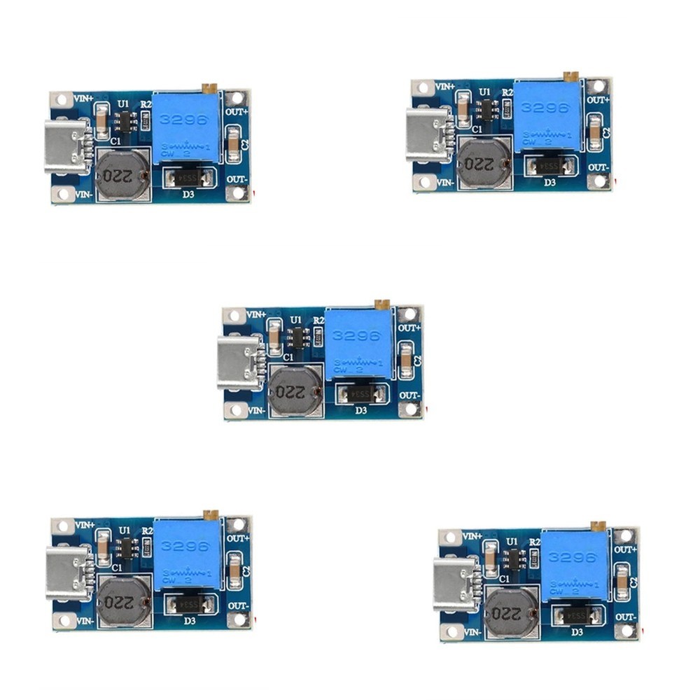 5pcs 2A DC-DC Step--Boost-with Type-C-USB, Step--Boost-Conve9408