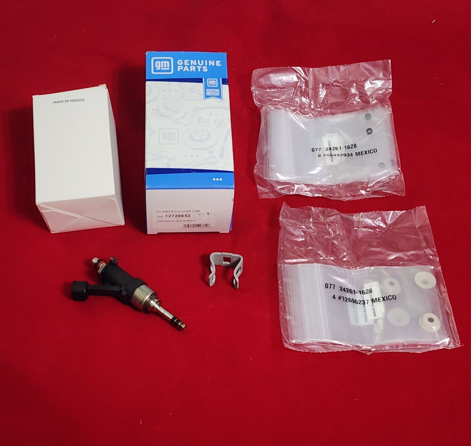 GM ACDelco LT4 Escalade V 6 mm stem 12729652 GDI fuel injectors, set of 8, NEW