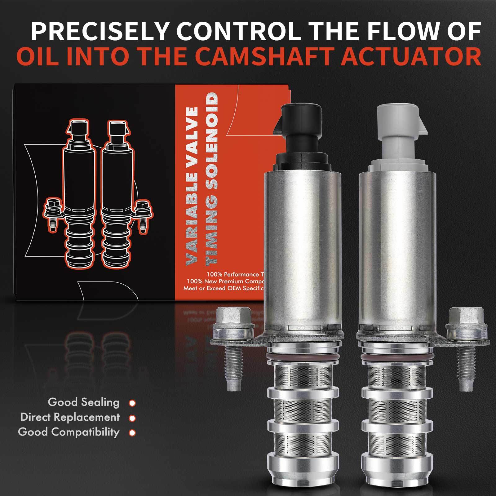 Intake & Exhaust VVT Solenoid Cam Actuator for Chevrolet Malibu Buick Verano GMC