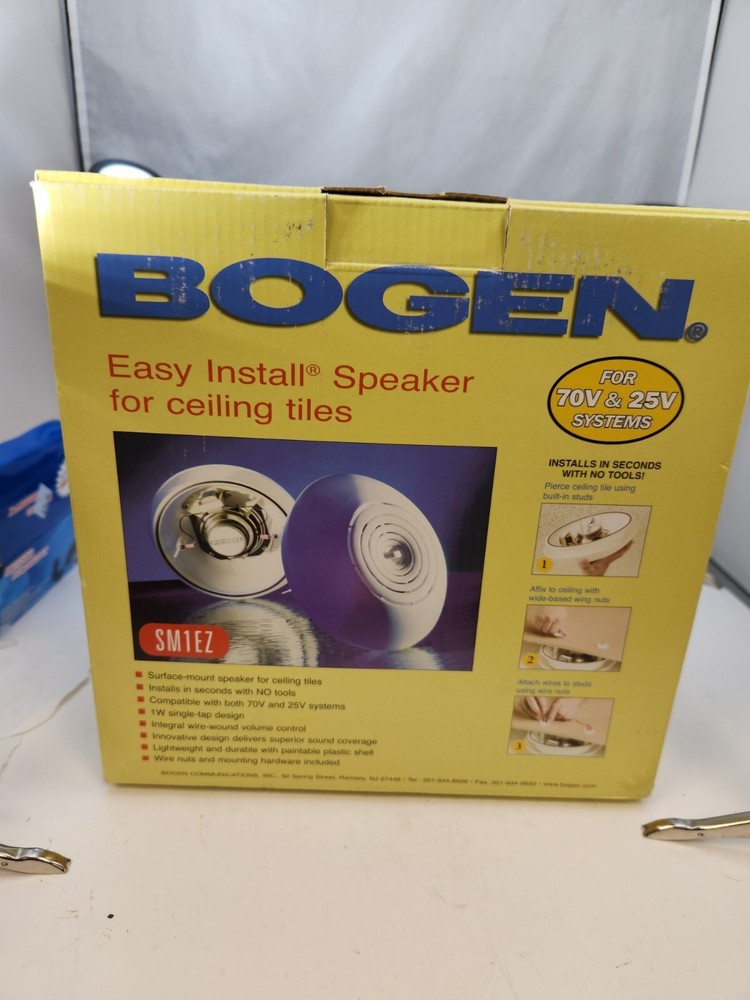 Bogen SM1EZ Bogen Easy Install Speaker w/Single Tap