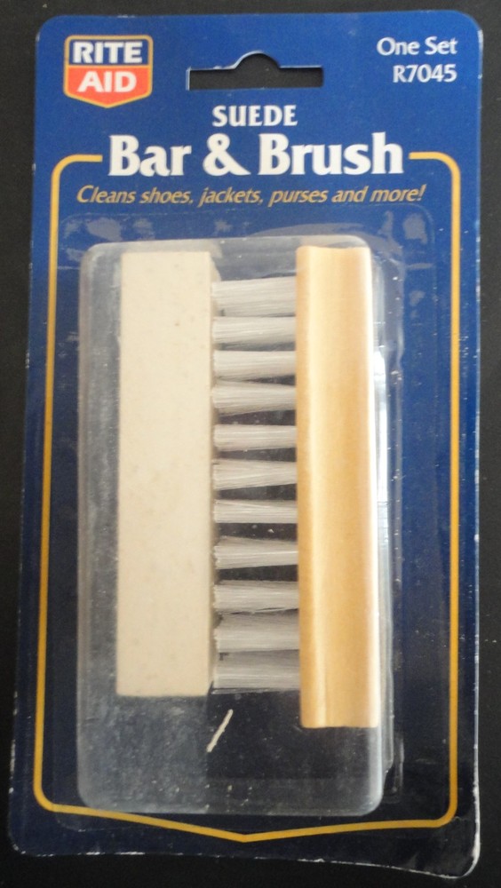 Suede Bar & Brush Set R7045