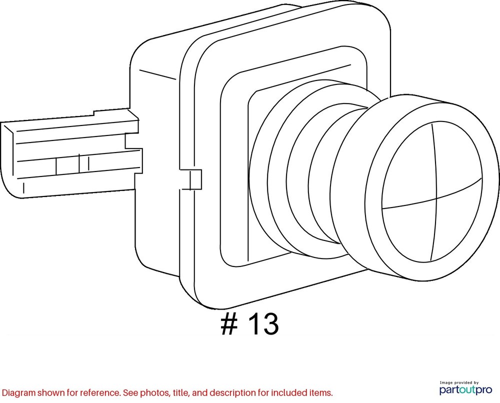 19 DODGE RAM 1500 FORWARD COLLISION WARNING CAMERA WINDSHIELD MOUNTED 68320948AL