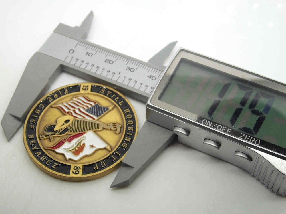 TULARE FIRE DEPT FIRE CHIEF NEVAREZ CHALLENGE COIN