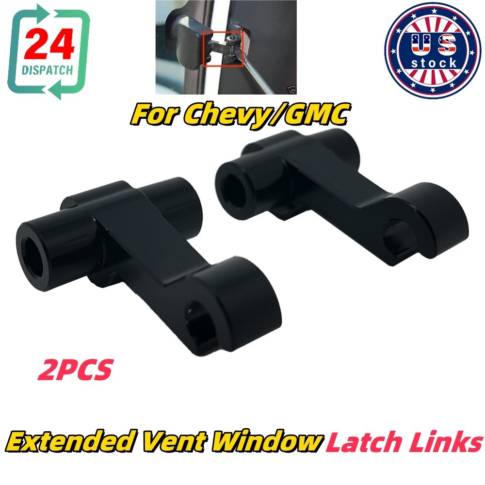 For GMC Chevy Vent Window Latch Wind Noise fix Kit 2PCS Silverado 2000-2007