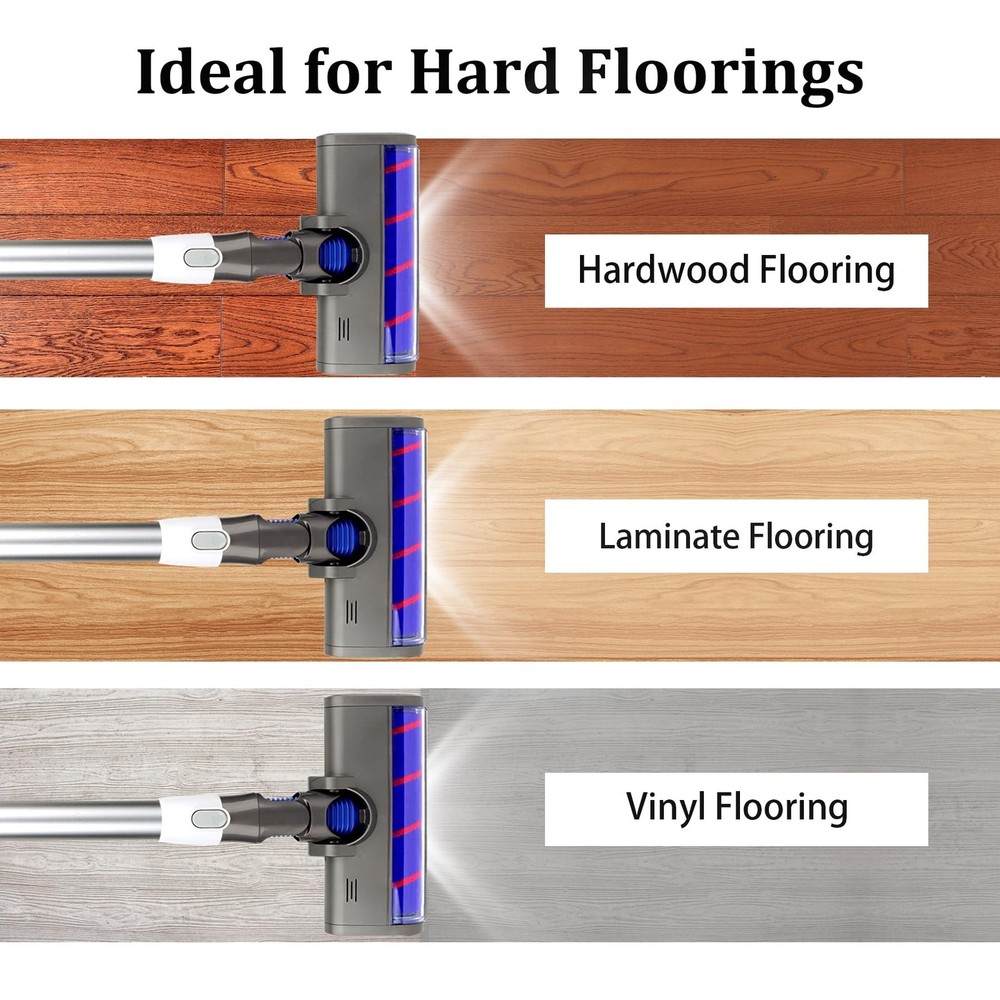 Replacement Soft Roller Cleaner Head Compatible with Dyson V6, DC58, DC59, DC...