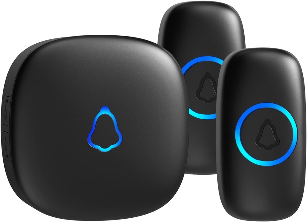 Smart & Stylish Wireless Doorbell with 2 Buttons & Memory Function - Waterproof