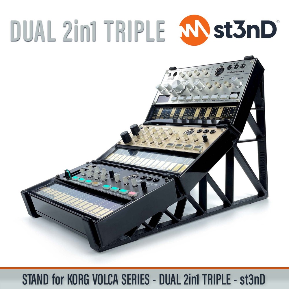 DUAL TRIPLE STAND for KORG VOLCA SERIES