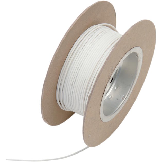 Namz 18-Gauge Wire White 100 ft. Roll