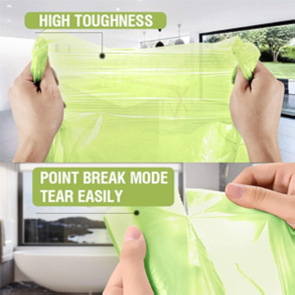 4- Small Trash Bags Biodegradable, 20 Liter Mini postable Strong
