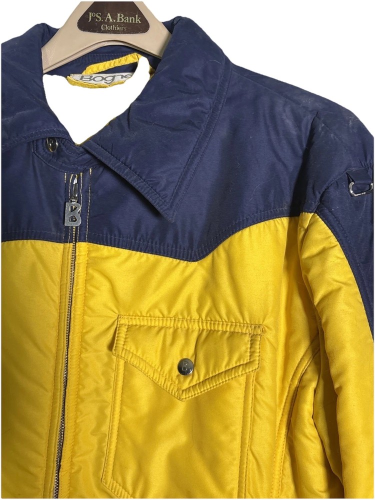 Unique Yellow Bogner Ski Jacket Size Medium