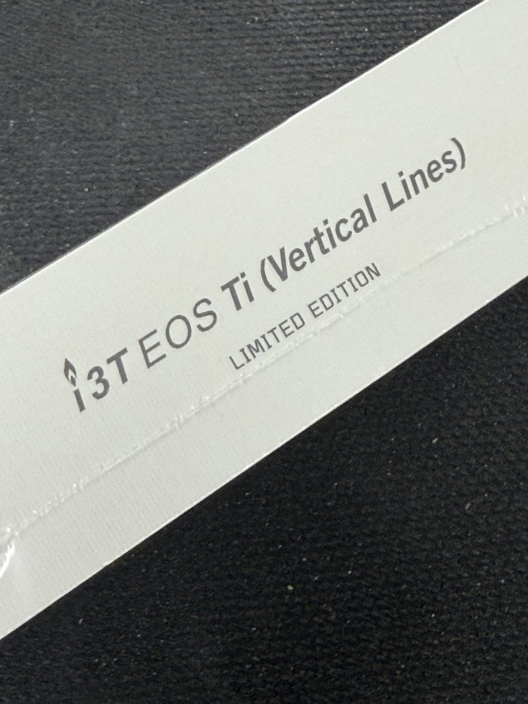 Olight i3T EOS (Titanium Vertical Lines) Limited Edition Flashlight *SEALED*