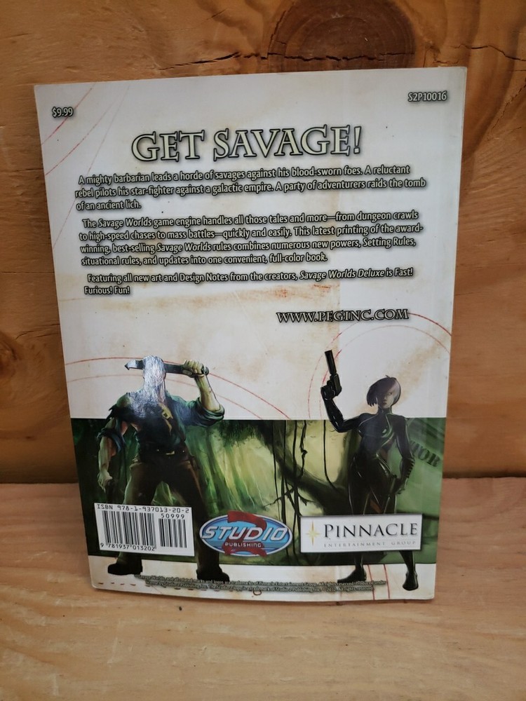 Savage Worlds Deluxe Explorer's Edition USED softback digest-sized Pinnacle