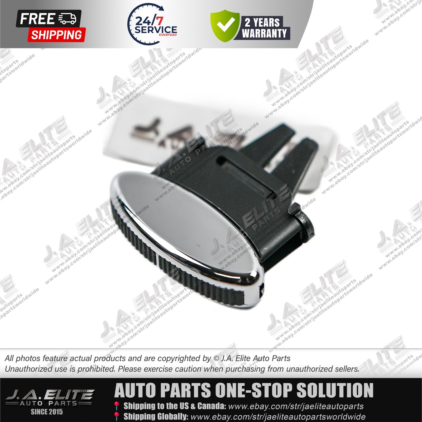 AC Air Vent Outlet Paddle Clip Slide fits Maserati GranTurismo GranCabrio